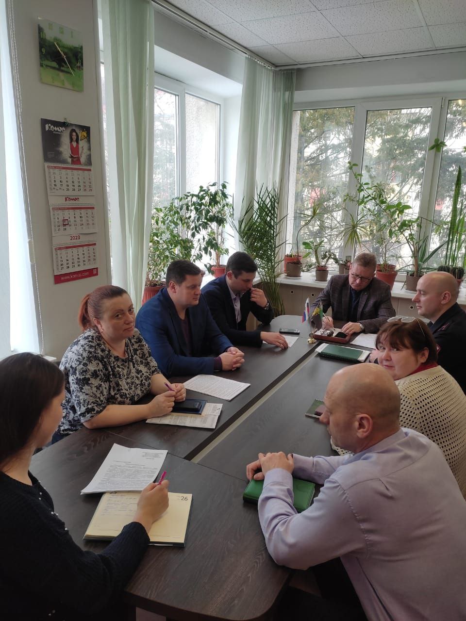 Начальник ОГИБДД ОМВД России по Белгородскому району принял участие в заседании районной комиссии по БДД