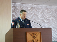 Начальник ОМВД России по Белгородскому району Евгений Гаенко выступил на заседании Муниципального совета с отчетом о работе отдела полиции в 2023 году.
