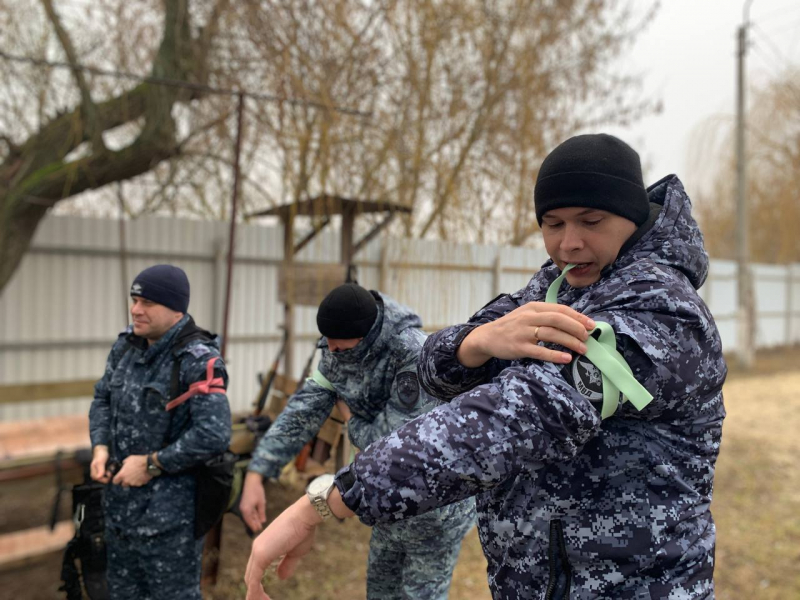В ОМВД России по Белгородскому району прошли занятия по тактической медицине.