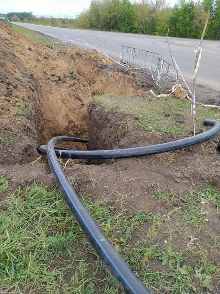 Две нити водопровода заменили в посёлке Красный Октябрь