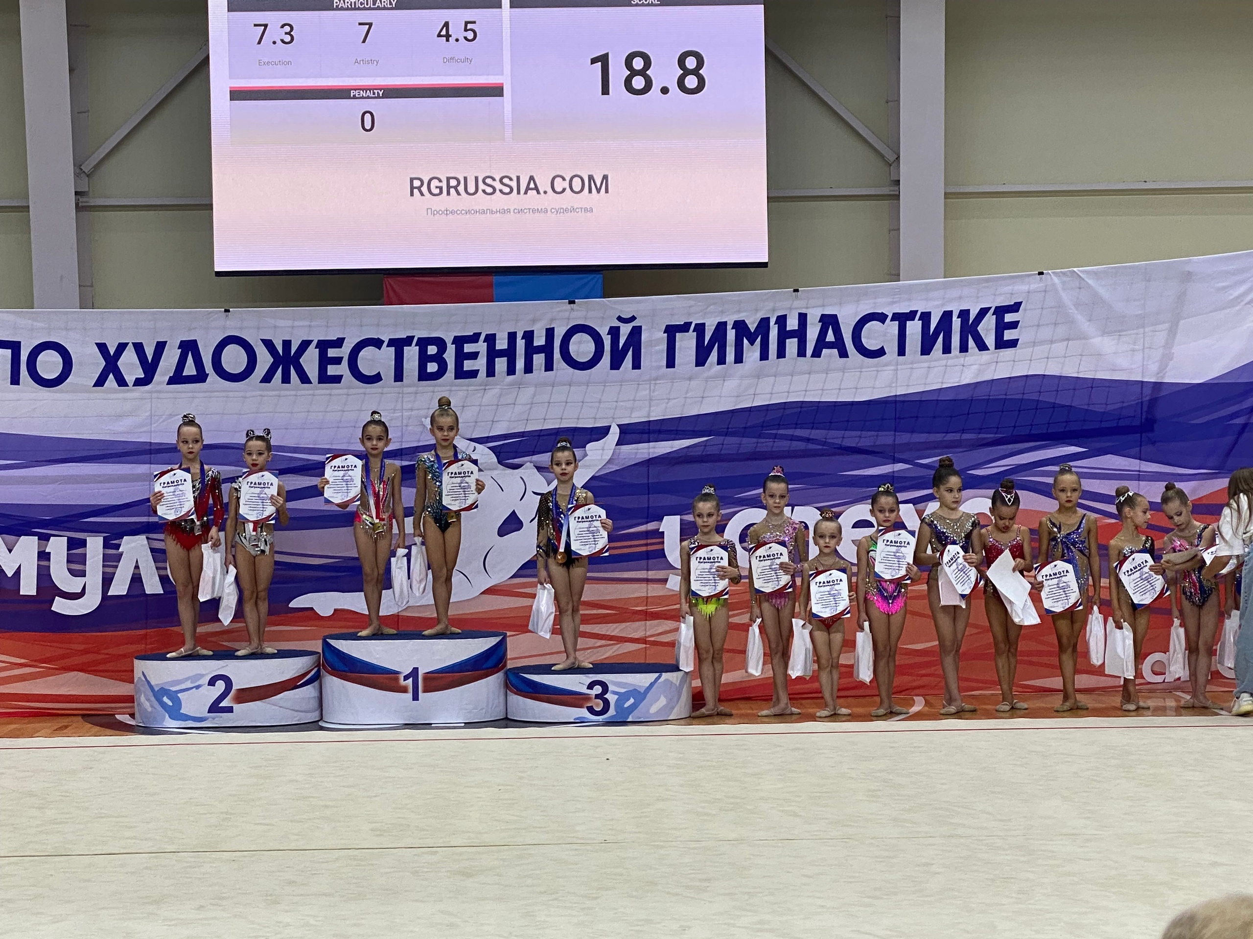 Юные спортсменки Белгородского района заняли почётные места в V Открытом турнире по художественной гимнастике «Формула успеха»