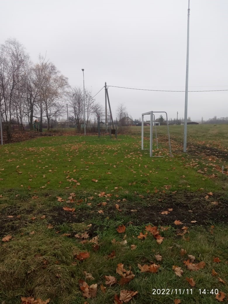 В селе Салтыково построили спортивную площадку