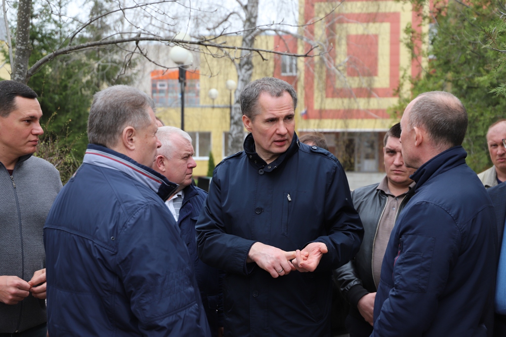 Вячеслав Гладков посетил с рабочим визитом Белгородский район.