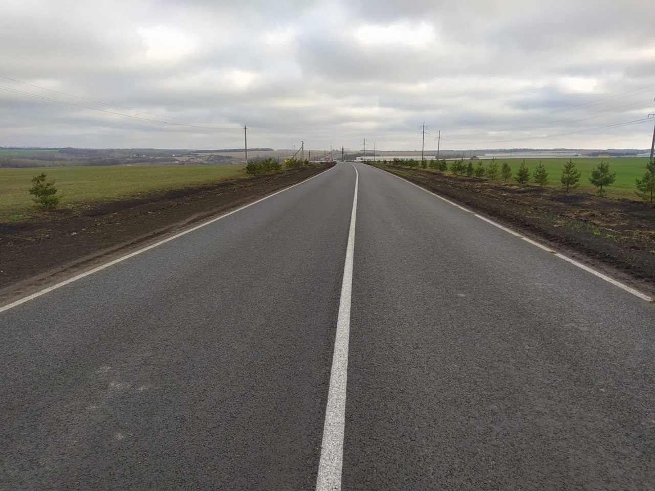На участке автодороги Крым – Ясные Зори – Архангельское завершается ремонт пересечений и примыканий.