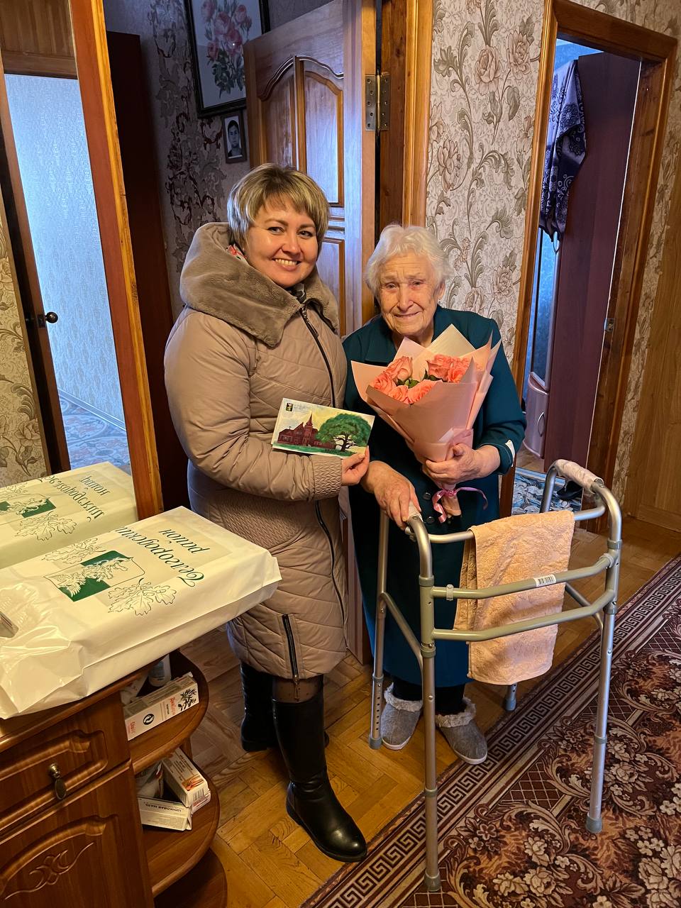 Сегодня поздравления с 95-летием принимает жительница посёлка Северный Эмма Яковлевна Одувалова