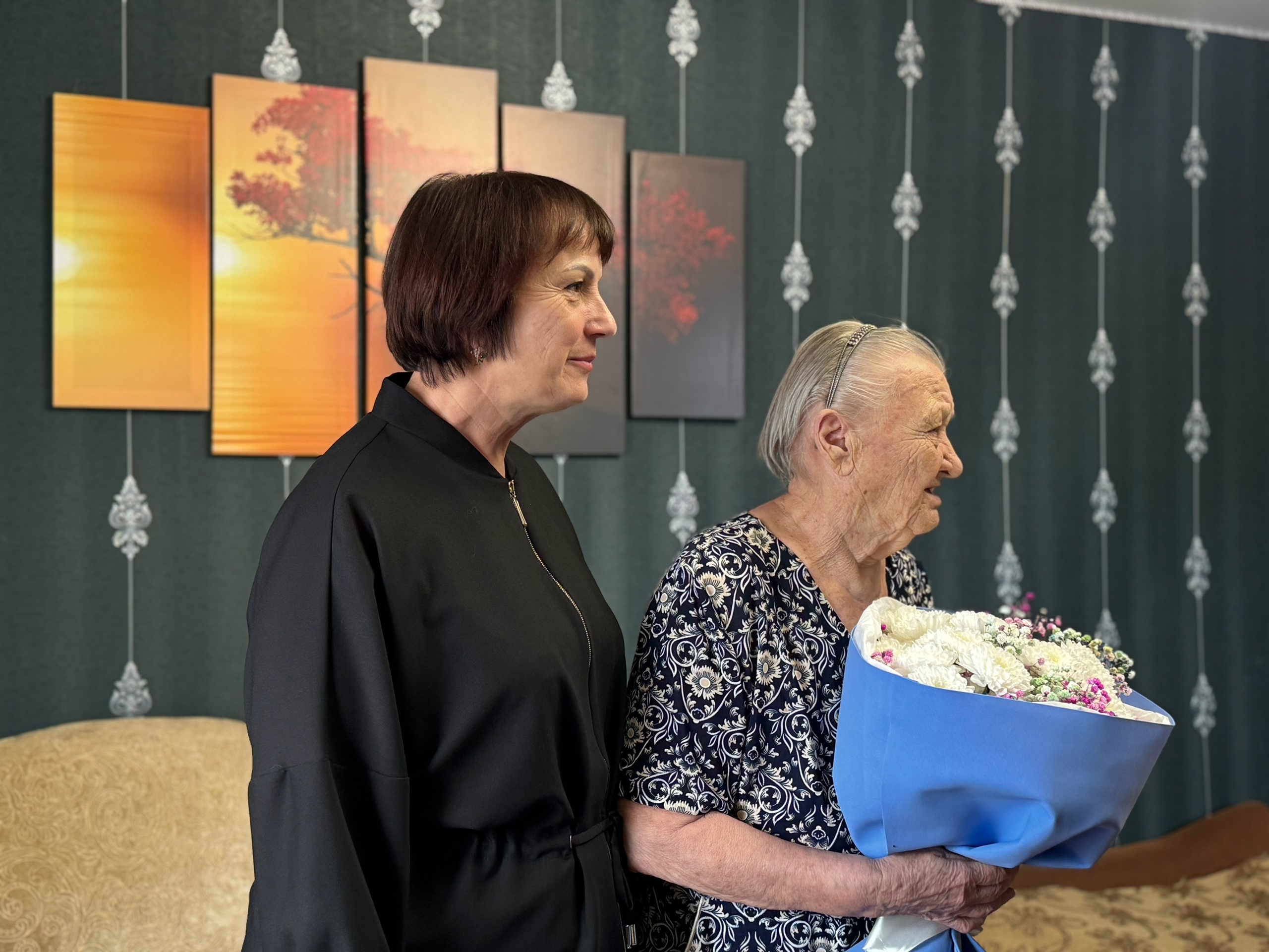 Вера Ивановна Овчинникова отпраздновала свой 90-летний юбилей.