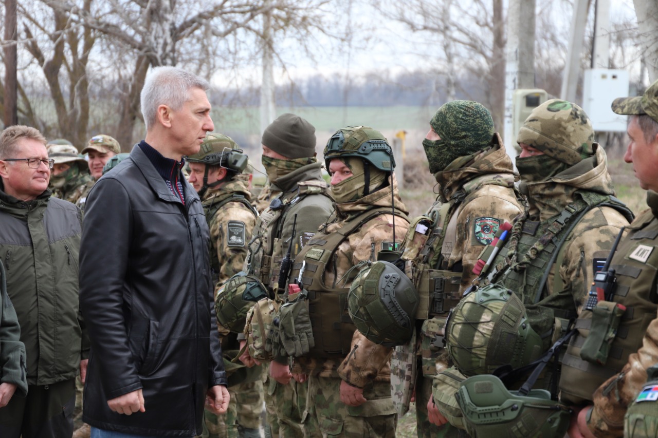 В Белгородском районе прошло тренировочное занятие батальона территориальной обороны.
