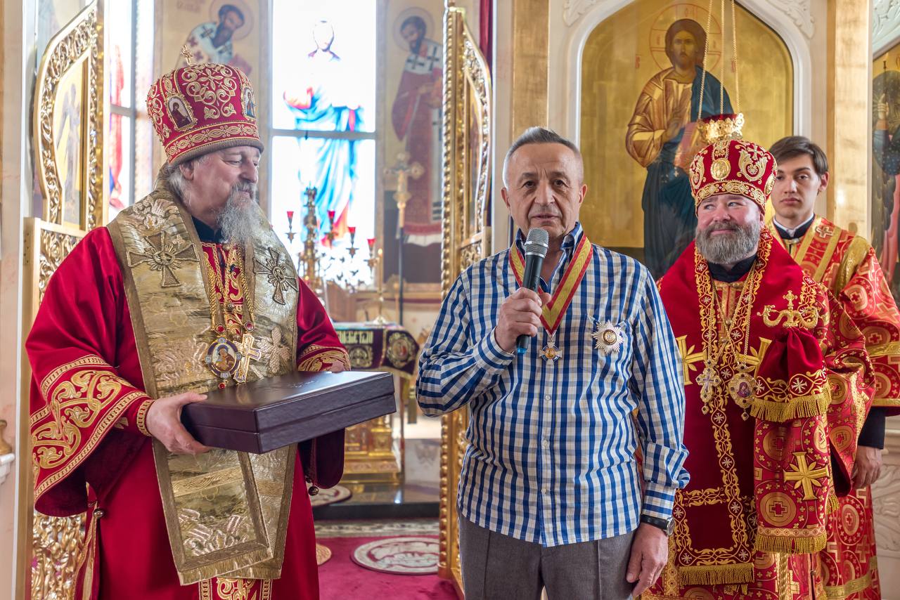 Председатель Ассоциации «Совет муниципальных образований Белгородской области» награждён орденом Русской Православной Церкви.