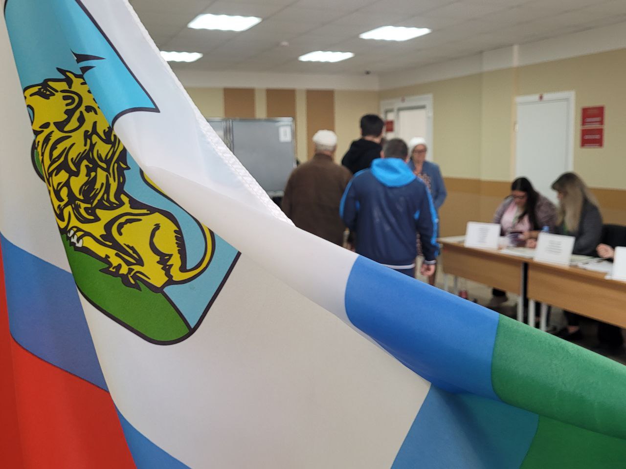 В Белгородском районе продолжается голосование.