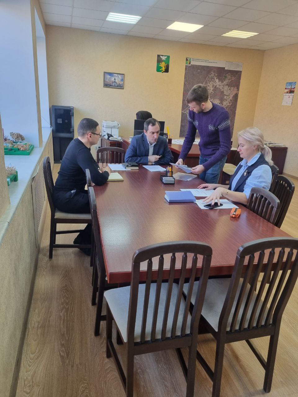 В комитете имущественных и земельных отношений прошёл приём граждан.