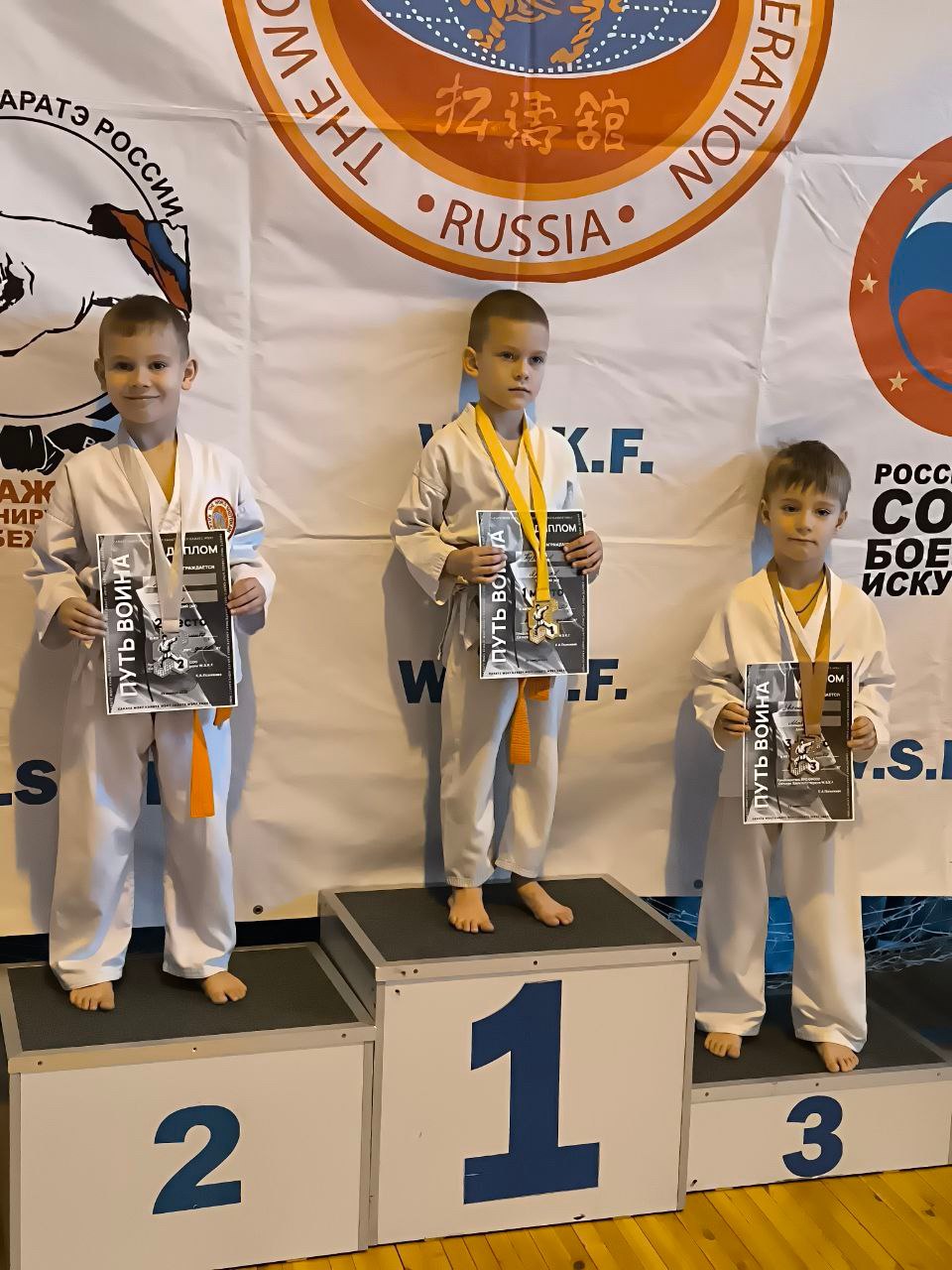 Ученики «Большой Медведицы» блистают на турнире по каратэ-до WSKF.