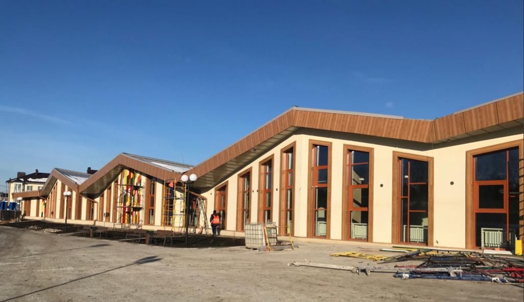 Завершается строительство начальной школы на 100 мест в микрорайоне «Парус» села Репное