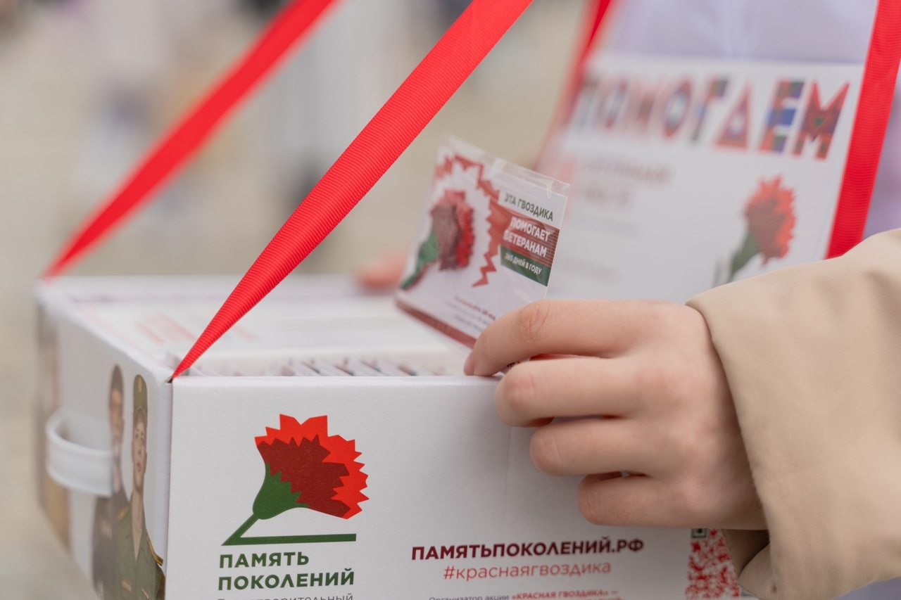 Земляки могут принять участие во Всероссийской акции «Красная гвоздика».