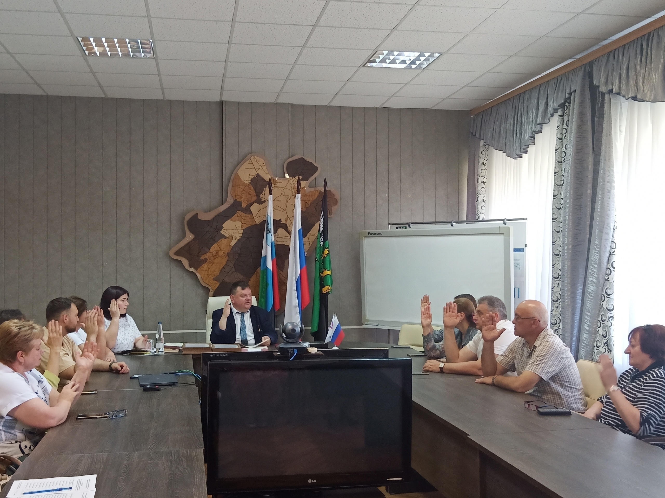 Состоялось очередное заседание Белгородской районной ТИК.
