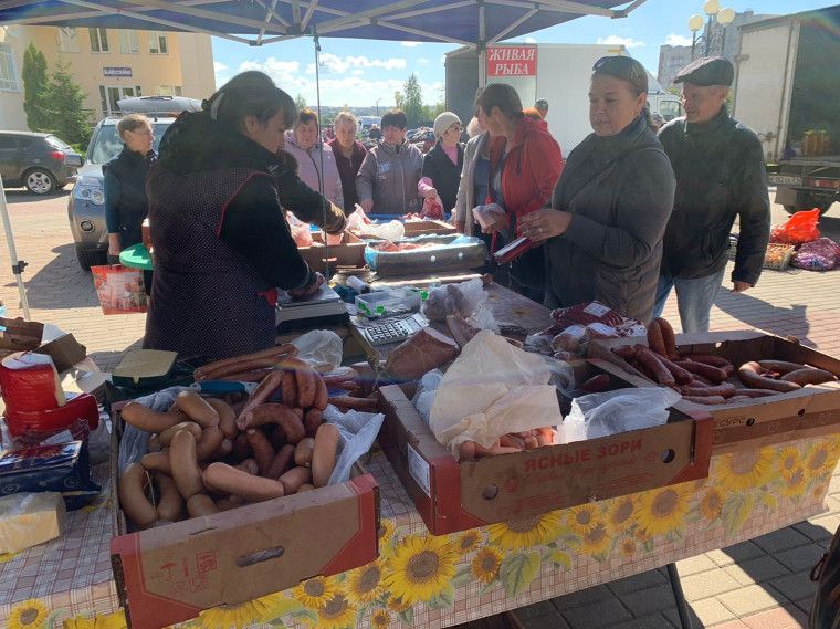 В Белгородском районе продолжается проведение ярмарок.