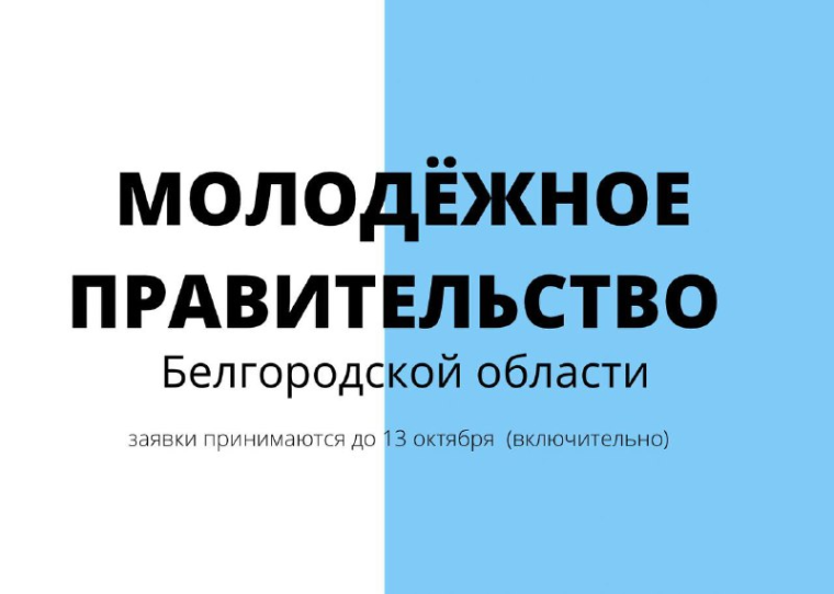 Студенты Белгородского района приглашаются к участию в конкурсе на формирование молодёжного правительства муниципального образования X созыва.