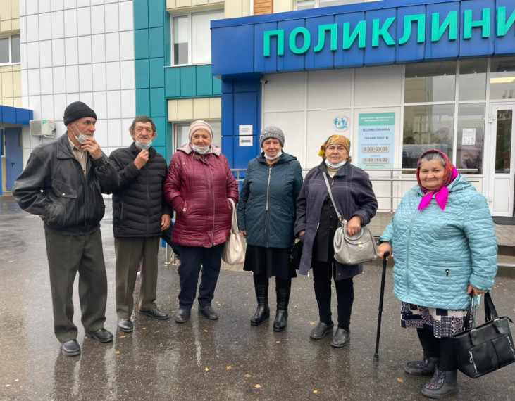 В Белгородском районе продолжается доставка граждан старше 65 лет в медицинские учреждения.