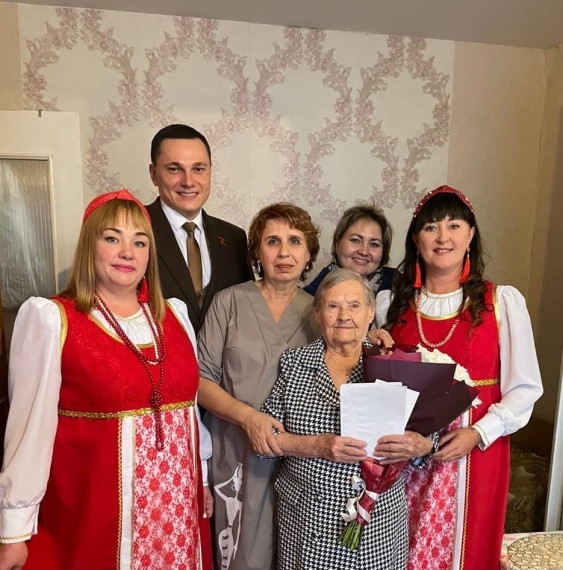 Жительнице Белгородского района исполнилось 95 лет.
