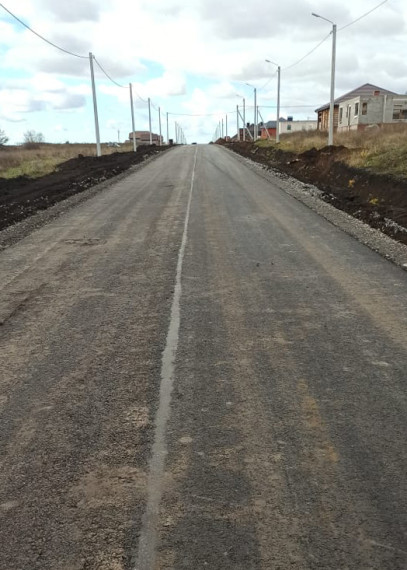 В микрорайоне Дальний села Шагаровка строят дороги в рамках федеральной программы «Стимул» национального проекта «Жилье и городская среда».