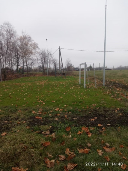 В селе Салтыково построили спортивную площадку.