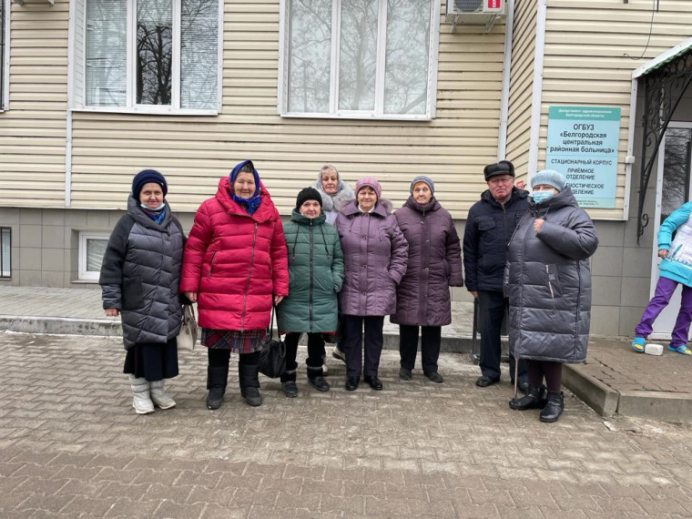 Жители «серебряного возраста» Белгородского района проходят профилактические медицинские осмотры. Жители «серебряного возраста» Белгородского района проходят профилактические медицинские осмотры.