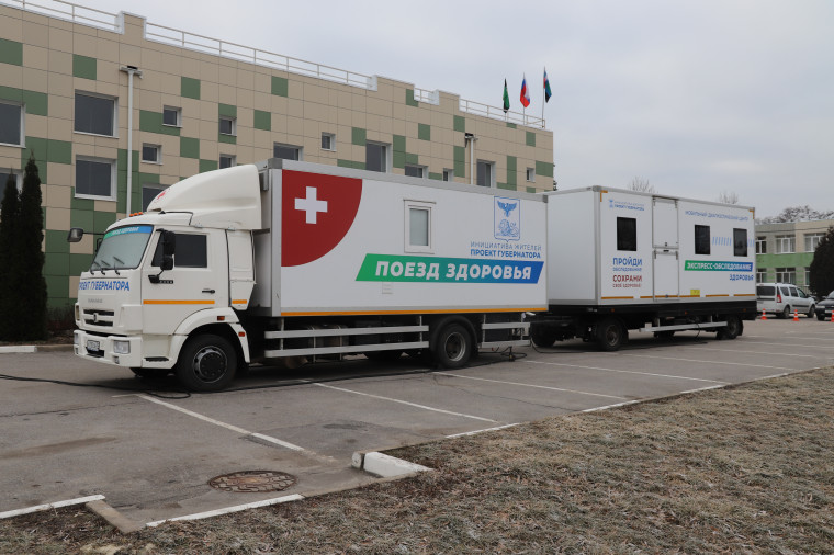 «Поезд здоровья» продолжает работу в Пушкарском поселении.