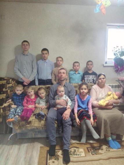 В январе сразу в двух семьях Белгородской области родился 11-й ребёнок.