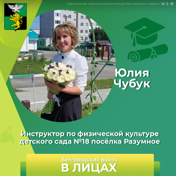 Продолжаем знакомиться с жителями нашего муниципалитета в рамках рубрики «Белгородский район в лицах». Продолжаем знакомиться с жителями нашего муниципалитета в рамках рубрики «Белгородский район в лицах».