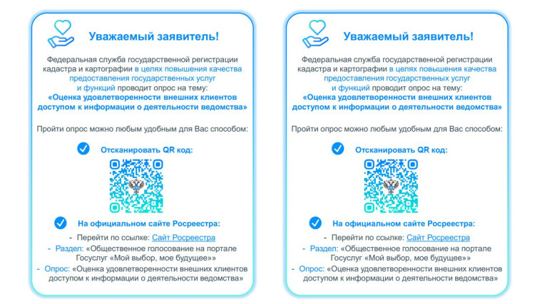 Опроса на тему: «Оценка удовлетворенности внешних клиентов доступом к информации о деятельности ведомства».