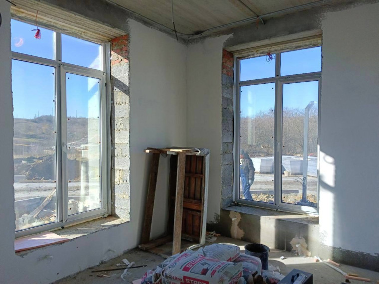 В селе Черемошное продолжается активное возведение нового Дома культуры. В селе Черемошное продолжается активное возведение нового Дома культуры.