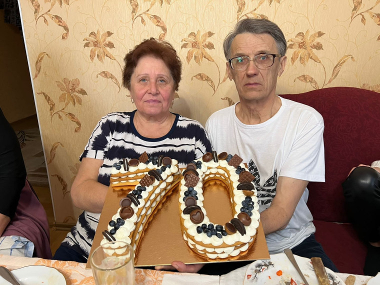 Супружеская пара Белгородского района отметила золотой юбилей.
