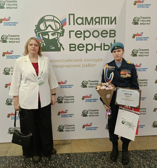 Виктория Чернышева – призёр Всероссийского конкурса «Памяти героев верны!». Виктория Чернышева – призёр Всероссийского конкурса «Памяти героев верны!».