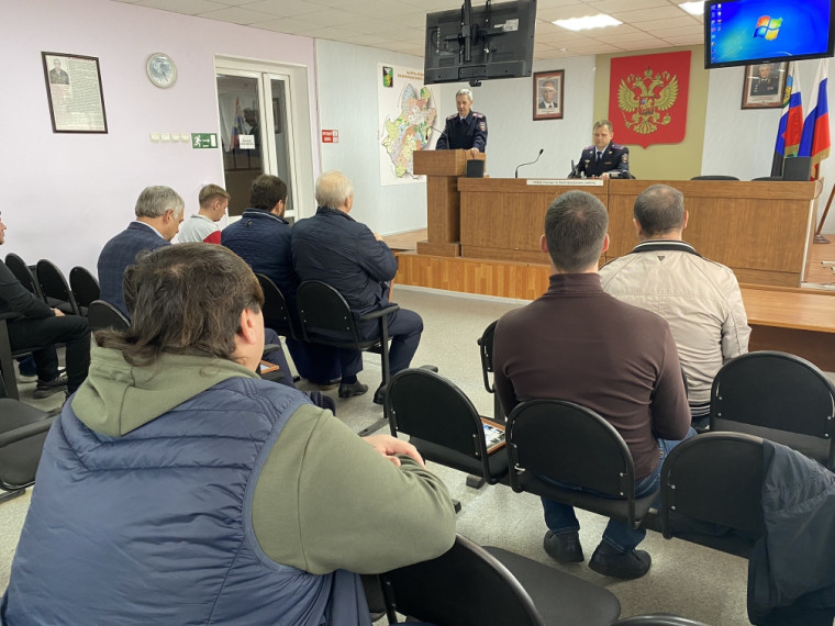 В районном ОМВД состоялось заключительное заседание Общественного совета 2019-2022 годов созыва.