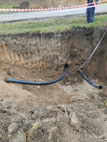 Две нити водопровода заменили в посёлке Красный Октябрь.