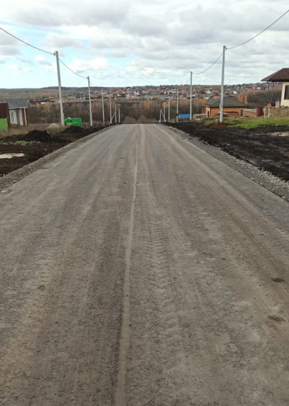 В микрорайоне Дальний села Шагаровка строят дороги в рамках федеральной программы «Стимул» национального проекта «Жилье и городская среда».