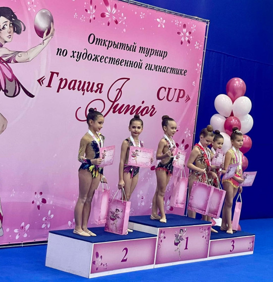 Юные гимнастки из Белгородского района успешно выступили на соревнованиях «Грация Junior Cup».