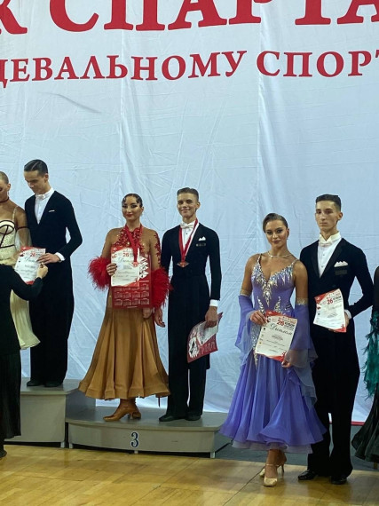 Участники ансамбля бального танца «Форум» заняли почётные места на Российских соревнованиях «Кубок Спартака».