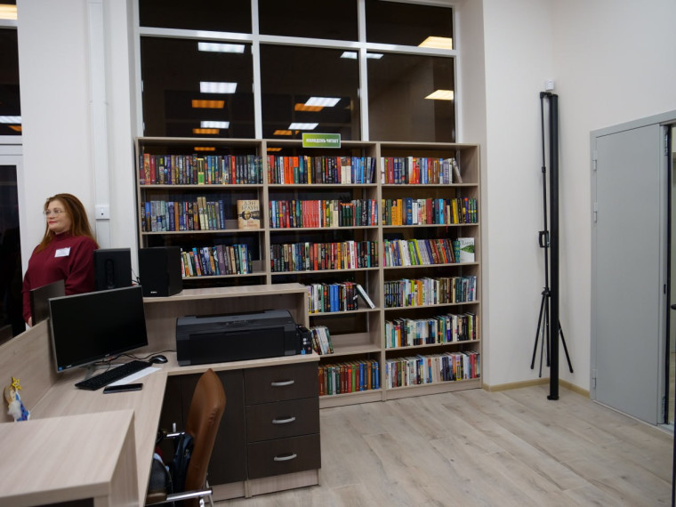 В посёлке Разумное открылась новая библиотека.