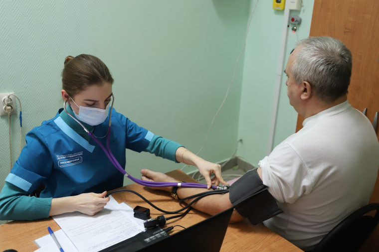 «Поезд здоровья» продолжает работу в Пушкарском поселении.