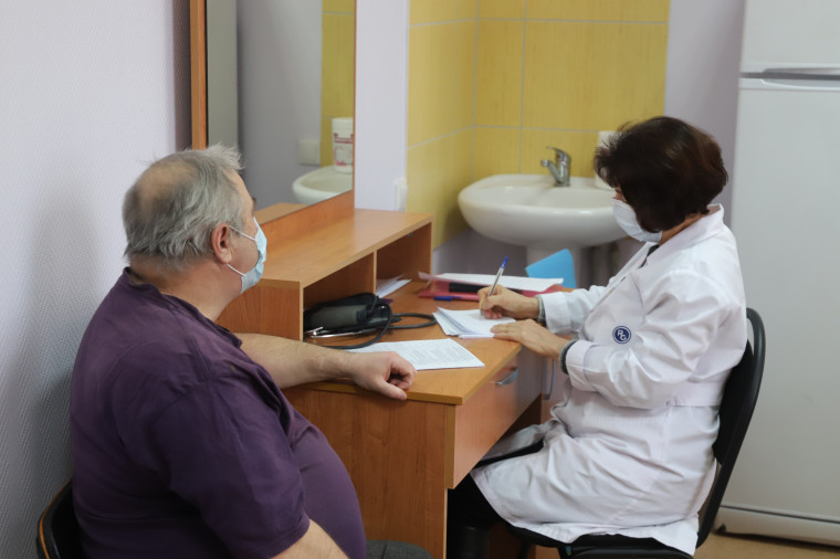 «Поезд здоровья» продолжает работу в Пушкарском поселении.