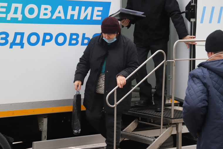 «Поезд здоровья» продолжает работу в Пушкарском поселении.