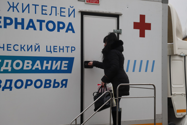 «Поезд здоровья» продолжает работу в Пушкарском поселении.