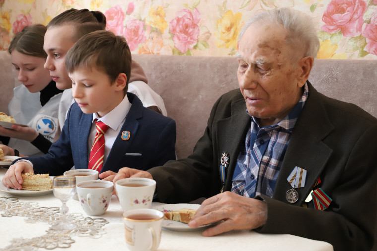 Григорий Маркович Осминко отметил 105-летний юбилей.