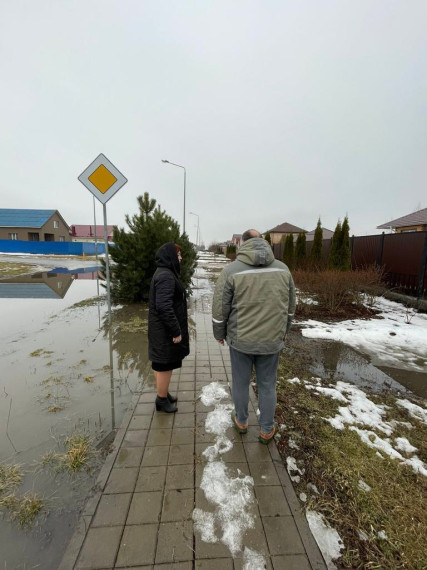 В Белгородском районе оперативно реагируют на вопросы жителей по подтоплению земельных участков.