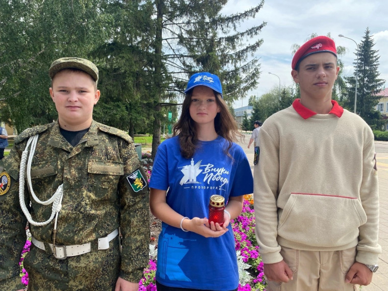 Белгородский район принял участие в акции «Огонь памяти», посвящённой 80-летию Прохоровского танкового сражения и Курской битве.