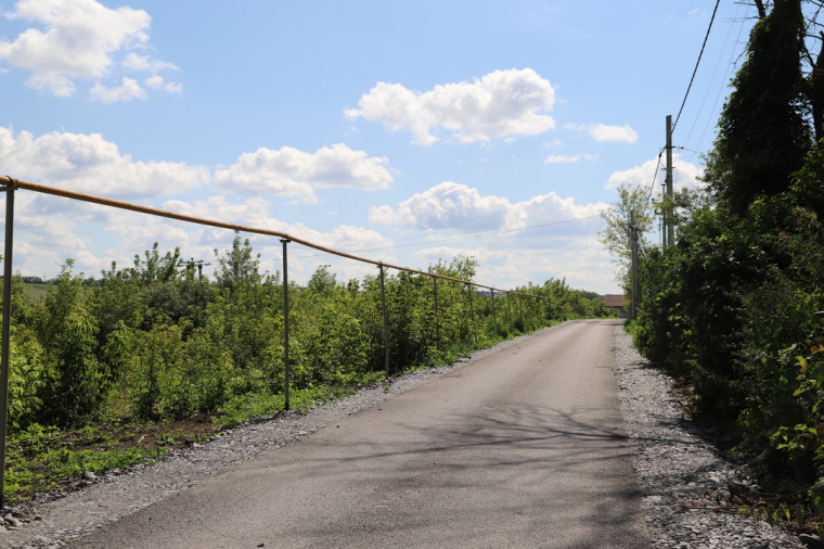 В селе Драгунское завершился ремонт дороги по улице Северная.