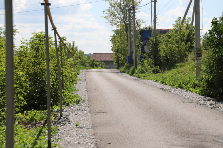 В селе Драгунское завершился ремонт дороги по улице Северная.