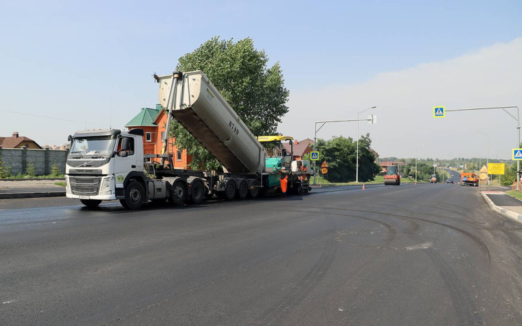 Продолжается обновление автодороги Белгород — Новая Деревня.