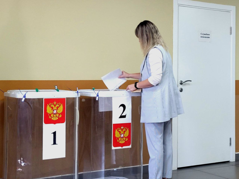 В Белгородском районе продолжается голосование.