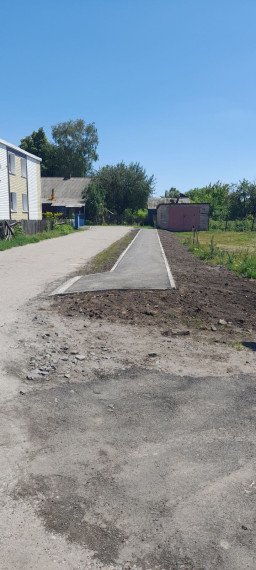 Ремонт тротуара  между ул.Юбилейная и ул.Речная п.Новосадовый, Белгородский район.